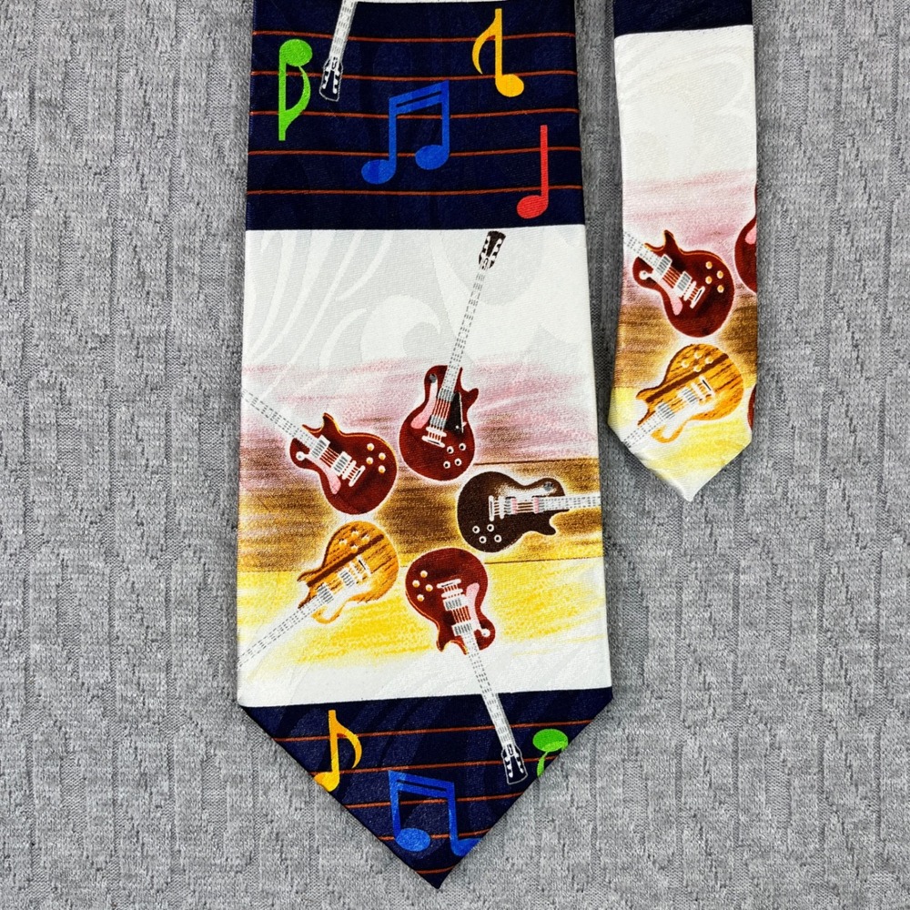 Les Paul fender guitar Music necktie Men 59LX3 1/2 classic rock 'n' roll blues